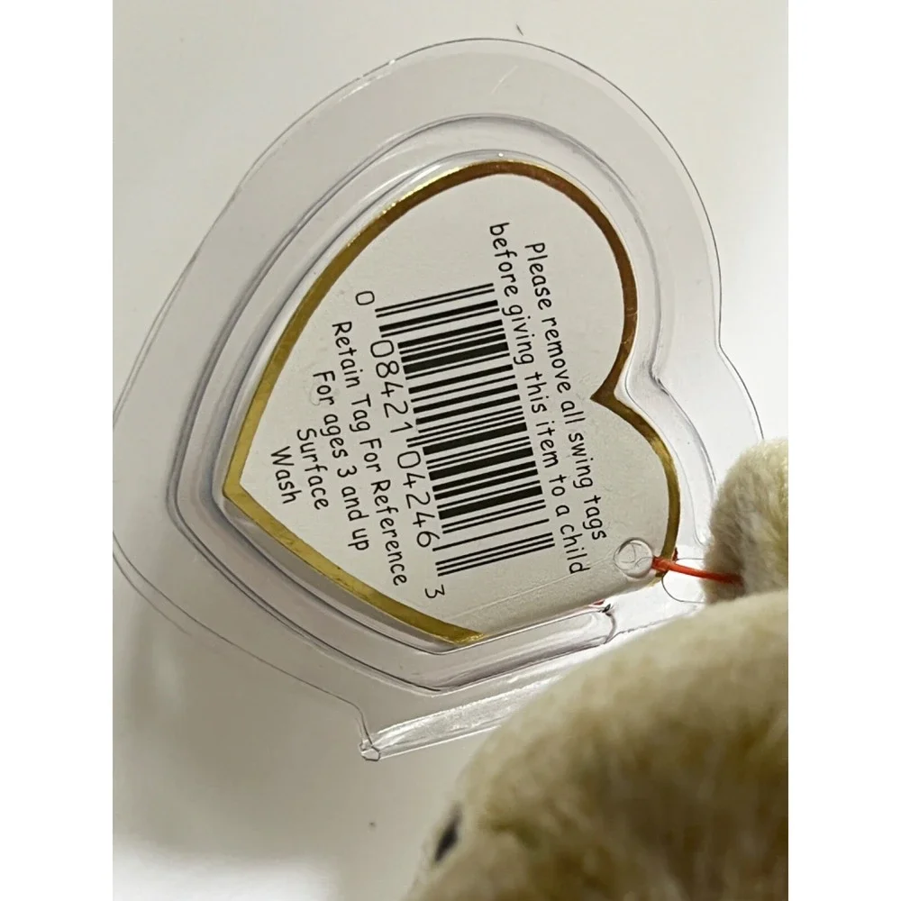 1999 Ty‎ Original Beanie Babies ALMOND The Bear w/tags (7 inches)